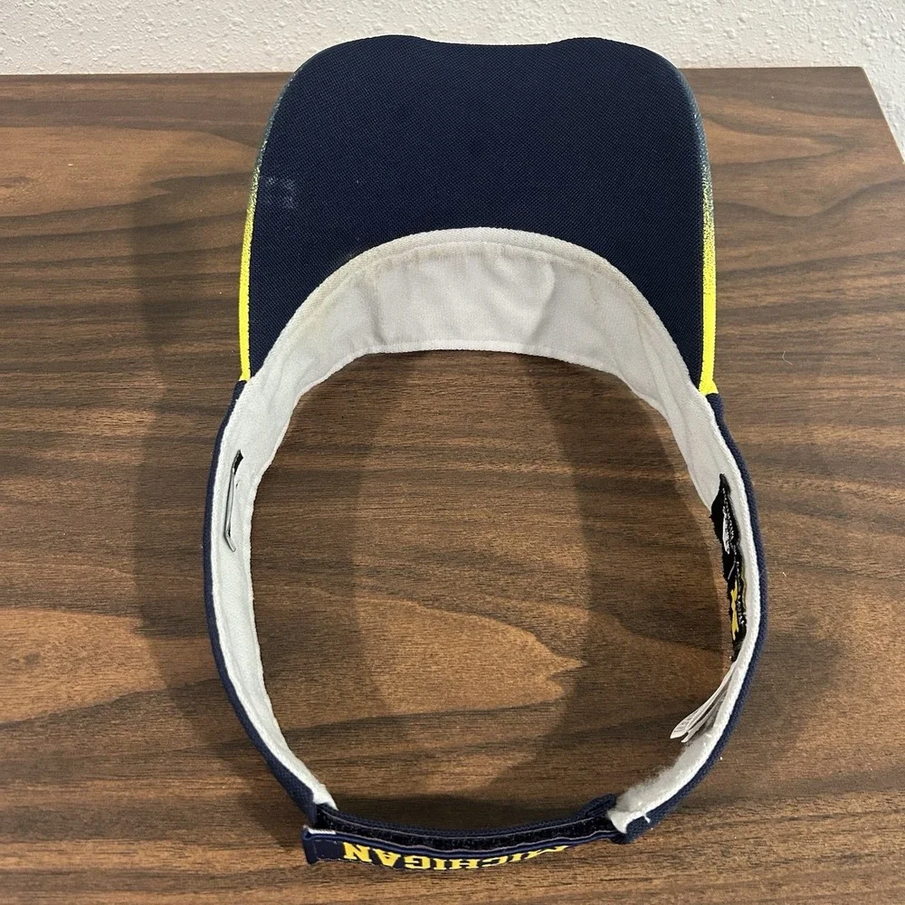 Michigan Wolverines Adidas Visor Adjustable Logo Climalite Activewear Men Logo
